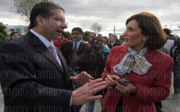 Enrique Doger y Ángeles Mastretta Cambio Foto / Tere Murillo 