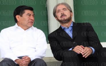 Mario Marín y Salomón Jauli son los que encabezan el proyecto del velódromo Cambio Foto / Archivo / Ulises Ruiz