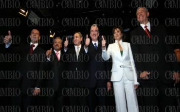 La despedida de todos los candidatos Cambio/ Foto/ Ulises Ruiz