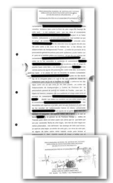 La declaración de los sicarios