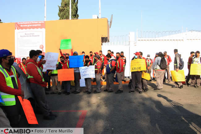 obreros coca cola puebla paro laboral salario