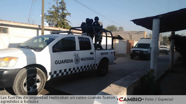 balacera cateo tlalancaleca fuerzas seguridad