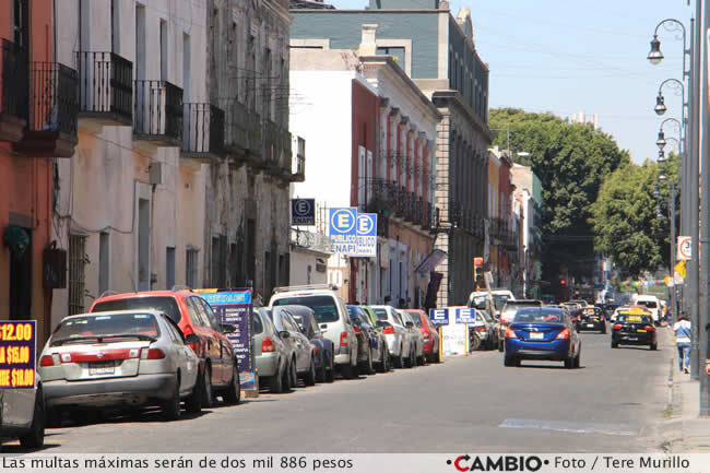 parquimetros puebla negociazo multas