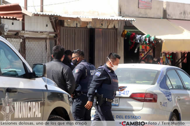 incidencia delictiva puebla lesiones dolosas