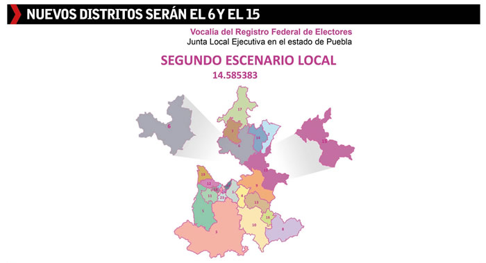 nuevos distritos locales chignahuapan libres