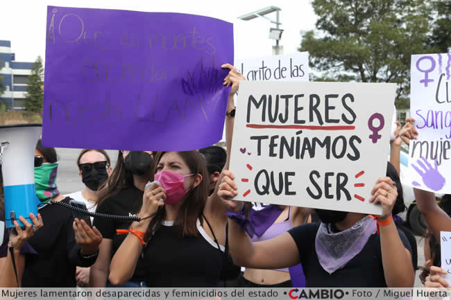 marcha mujeres poblanas justicia debanhi desaparecidas