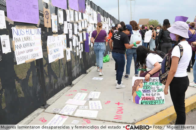 marcha mujeres poblanas justicia debanhi feminicidios
