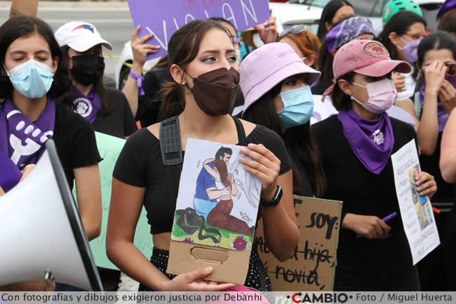 marcha mujeres poblanas justicia debanhi