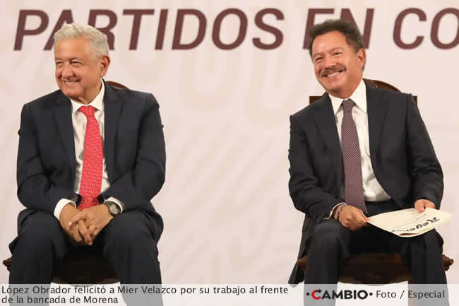 amlo felicita nacho mier trabajo bancada morena