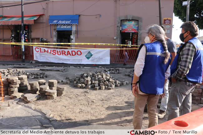 Clausura de las obras del zocalo