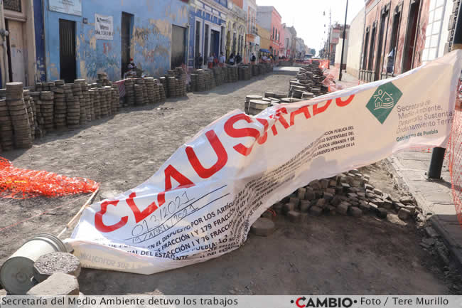 Clausura de las obras del zocalo