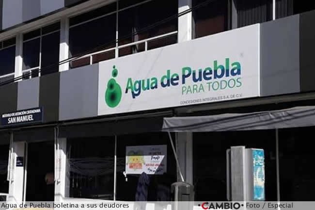 agua puebla buro credito deudores