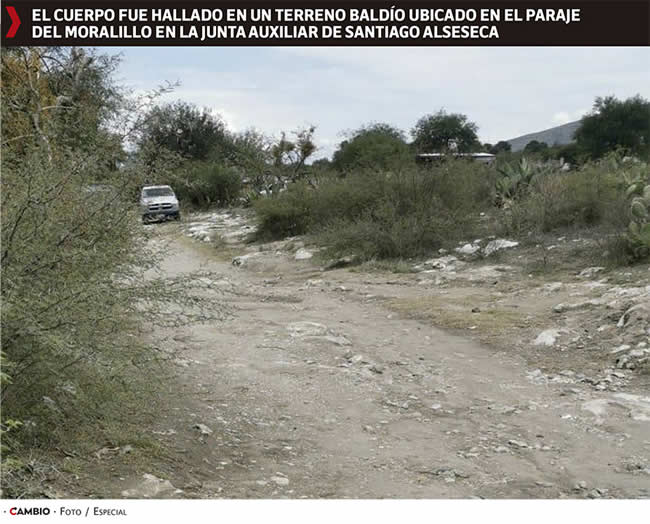 feminicidio 55 tecamachalco cuerpo hallado terreno baldio