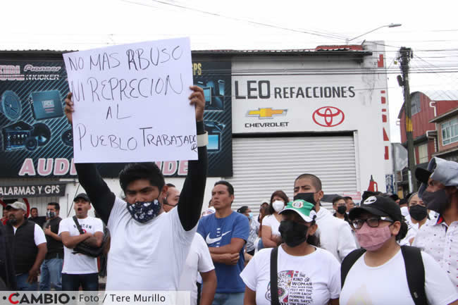 locatarios vecinos 46 poniente denuncian saqueos operativo