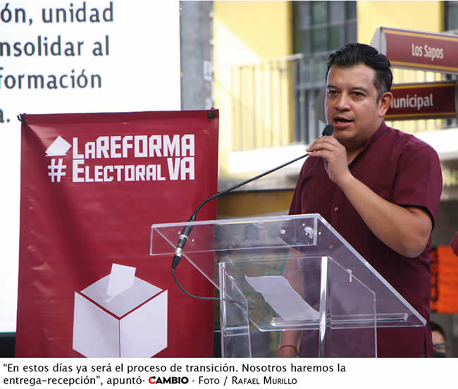 aristoteles belmont entrega recepcion morena puebla