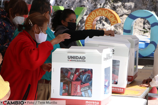 votacion consejeros morena puebla urnas