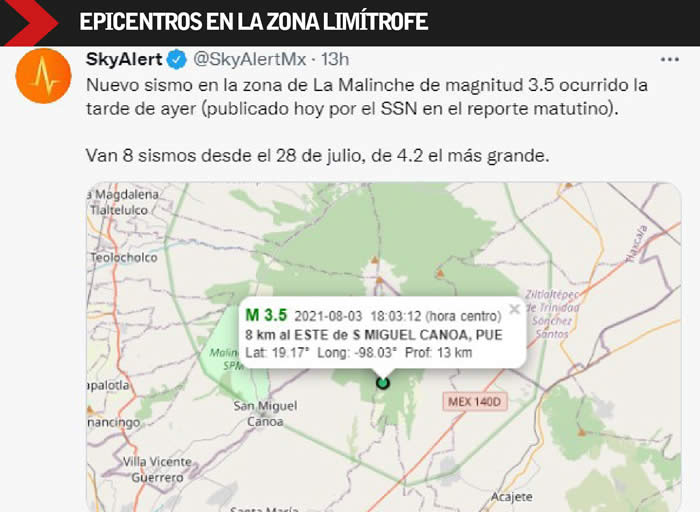 sismo epicentro zona limitrofe