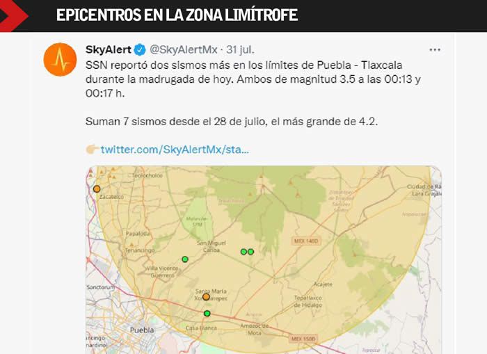 sismo epicentro zona puebla tlaxcala
