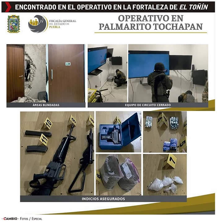 operativo armas encontradas tonin