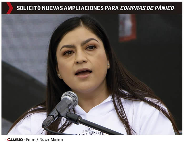 claudia rivera compras panico