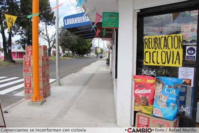 quejas san manuel claudia rivera ciclovia