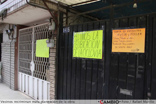 quejas san manuel claudia rivera mala planeacion