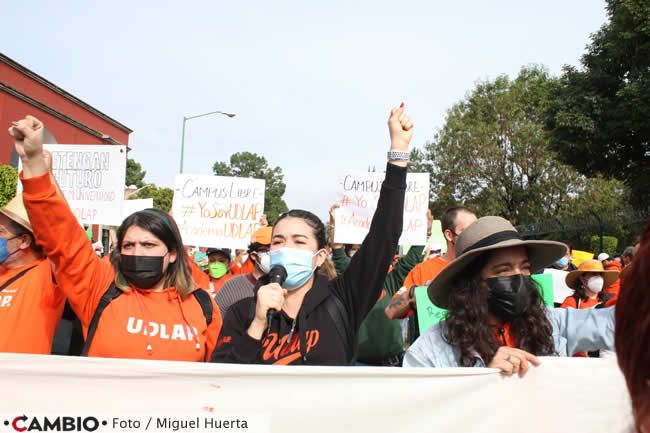 manifestacion alumnos liberacion udlap
