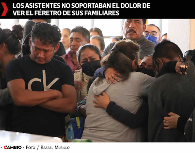 despedida asesinados san francisco totimehuacan dolor familiares