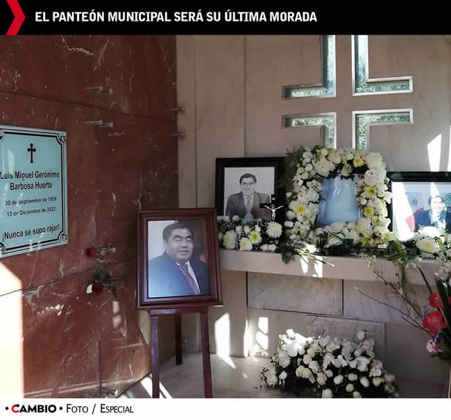 despedida entierro miguel barbosa tehuacan panteon municipal