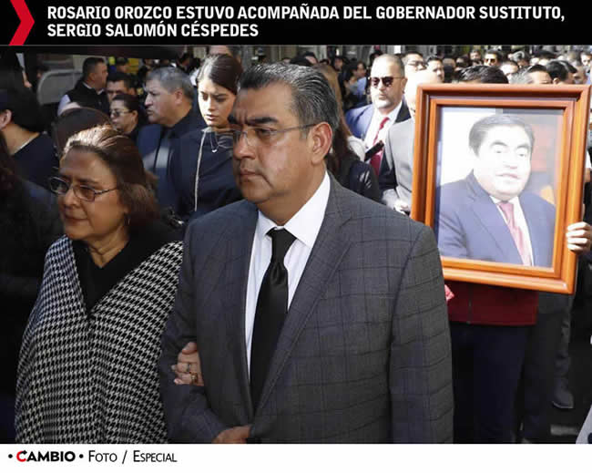 despedida entierro miguel barbosa tehuacan rosario orozco sergio salomon