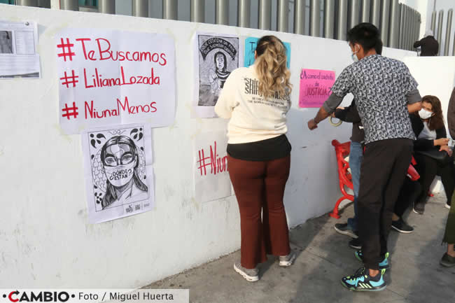 marcha desaparicion liliana lozada mensajes fiscalia