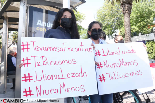 marcha desaparicion liliana lozada mensajes