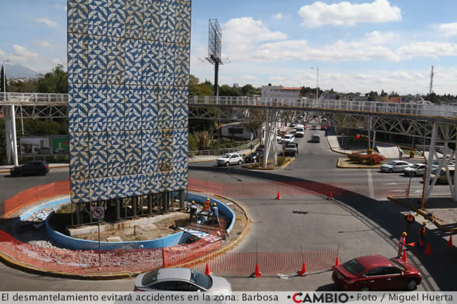 desmantelamiento obelisco ciclovia hermanos serdan