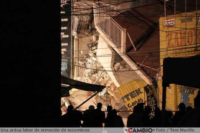 explosion edificio 2 pte diagonal defensores republica escombros