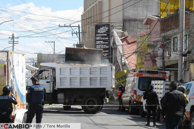 edificio explosion tanque 2 poniente puebla trabajos