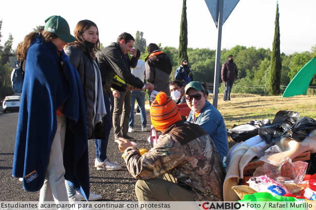 protesta estudiantes udlap campamento