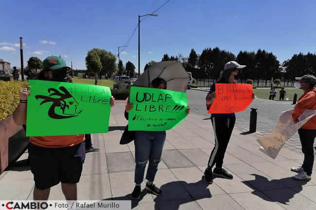 protesta estudiantes udlap mensajes