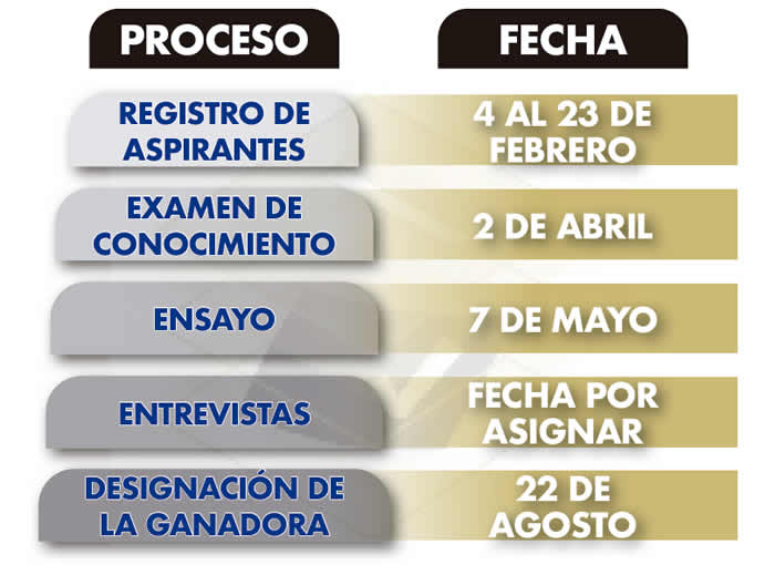 calendario eleccion nueva presidenta iee