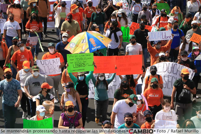 marcha udlap mensajes 