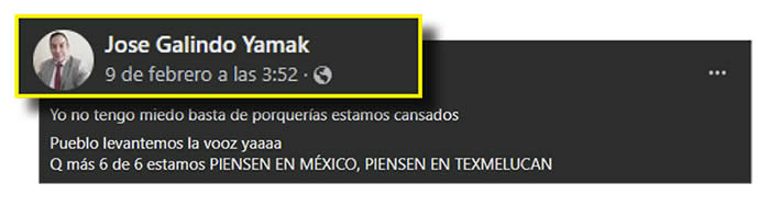 publicacion jose galindo yamak