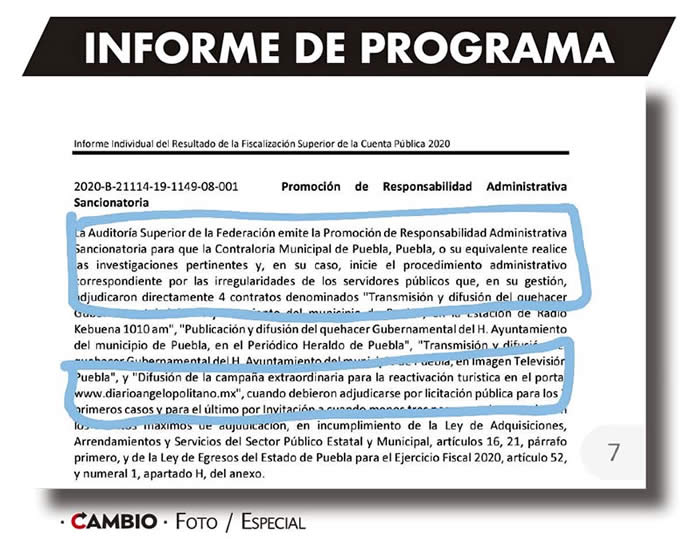 informe de programa magaly herrera