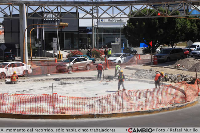 caos vial retiro glorieta hermanos serdan trabajadores
