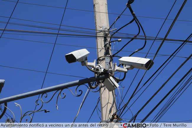 retiro videocamaraas seguridad ayuntamiento