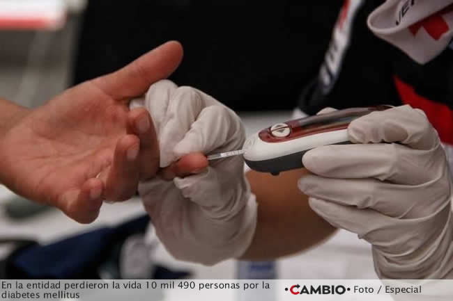 diabetes causa principal muerte puebla