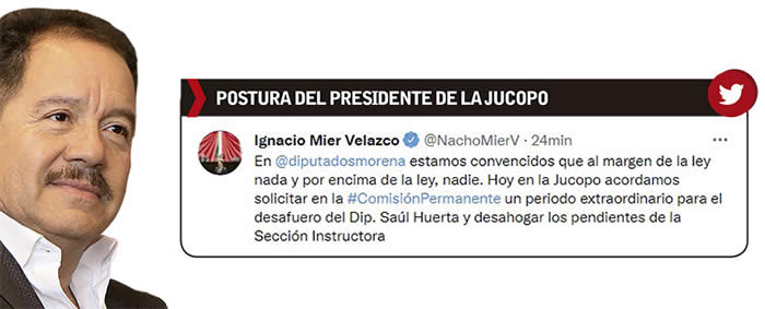 postura nacho mier desafuero