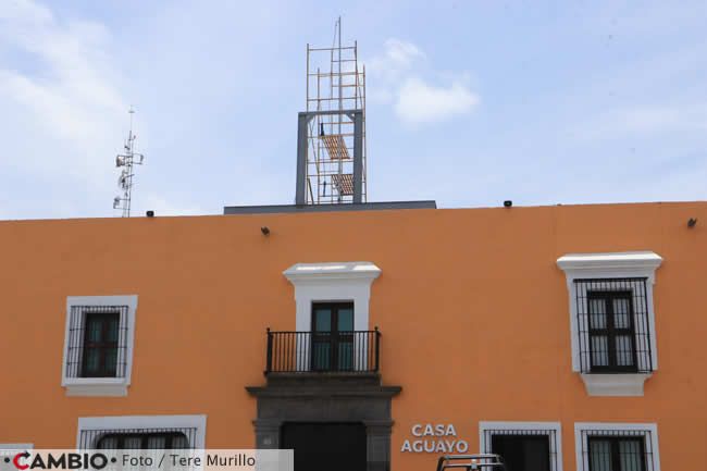 instalan estructura campana casa aguayo