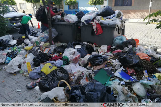 basura tehuacan cerrado relleno sanitario