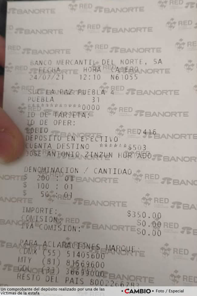deposito estafa old navy