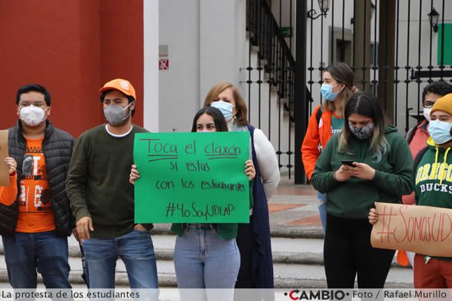 udlap protesta estudiantes mensaje