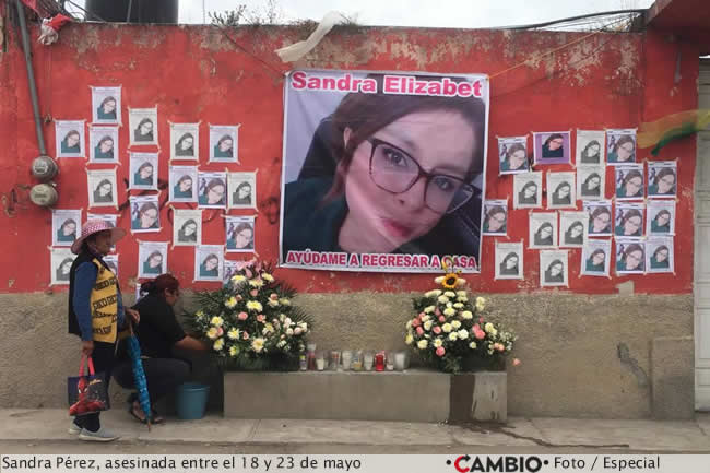 hechos violentos amozoc feminicidio sandra perez portillo